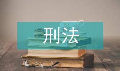 刑法本科論文