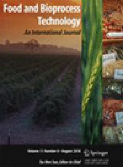 Food And Bioprocess Technology雜志