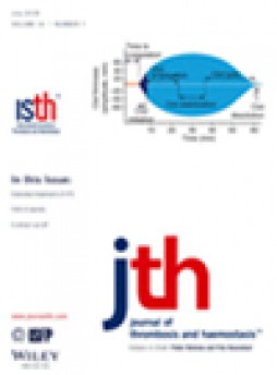 Journal Of Thrombosis And Haemostasis雜志