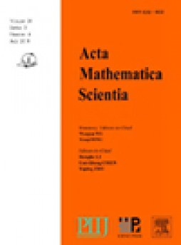 Acta Mathematica Scientia雜志