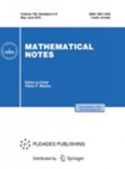 Mathematical Notes雜志