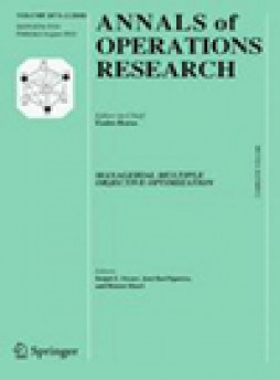 Annals Of Operations Research雜志