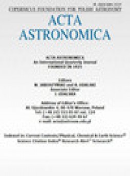 Acta Astronomica雜志