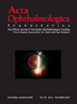 Acta Ophthalmologica雜志
