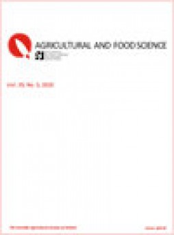 Agricultural And Food Science雜志