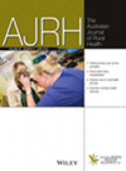 Australian Journal Of Rural Health雜志