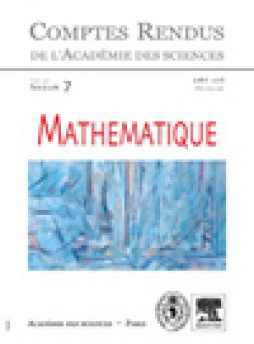 Comptes Rendus Mathematique雜志