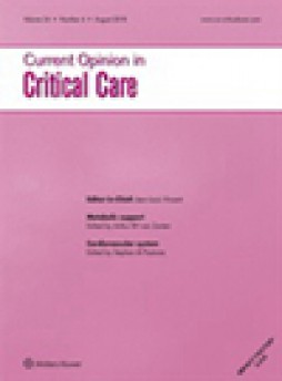 Current Opinion In Critical Care雜志