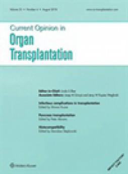 Current Opinion In Organ Transplantation雜志