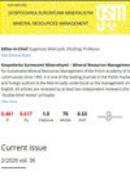 Gospodarka Surowcami Mineralnymi-mineral Resources Management雜志