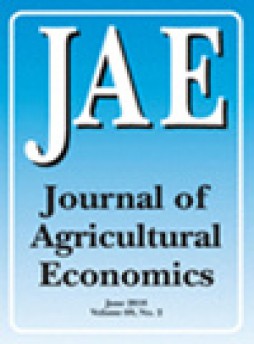 Journal Of Agricultural Economics雜志