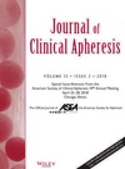 Journal Of Clinical Apheresis雜志