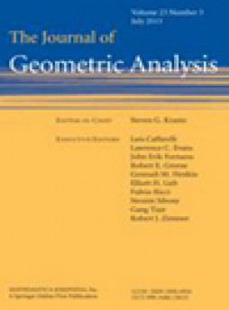 Journal Of Geometric Analysis雜志