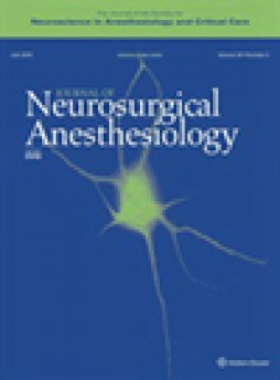 Journal Of Neurosurgical Anesthesiology雜志