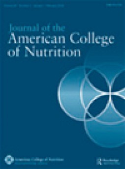 Journal Of The American College Of Nutrition雜志