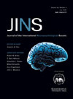 Journal Of The International Neuropsychological Society雜志