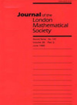 Journal Of The London Mathematical Society-second Series雜志