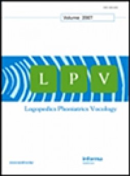Logopedics Phoniatrics Vocology雜志