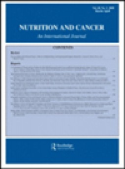 Nutrition And Cancer-an International Journal雜志