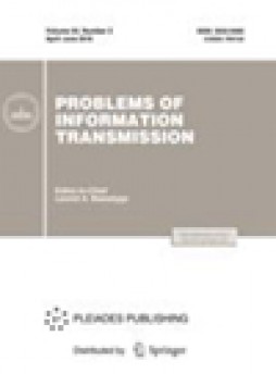 Problems Of Information Transmission雜志