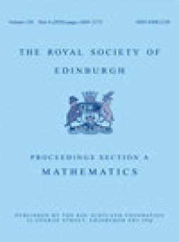 Proceedings Of The Royal Society Of Edinburgh Section A-mathematics雜志
