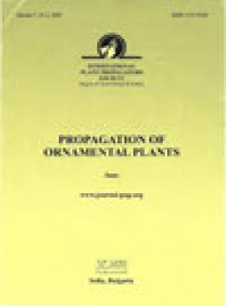 Propagation Of Ornamental Plants雜志