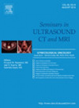 Seminars In Ultrasound Ct And Mri雜志