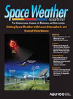 Space Weather-the International Journal Of Research And Applications雜志