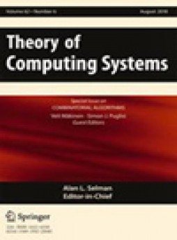 Theory Of Computing Systems雜志