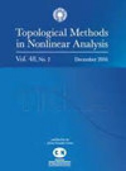 Topological Methods In Nonlinear Analysis雜志