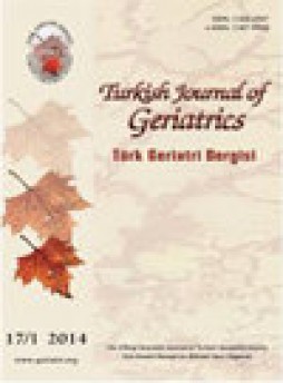 Turkish Journal Of Geriatrics-turk Geriatri Dergisi雜志
