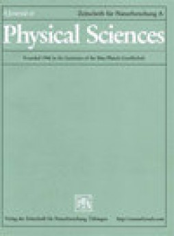 Zeitschrift Fur Naturforschung Section A-a Journal Of Physical Sciences雜志
