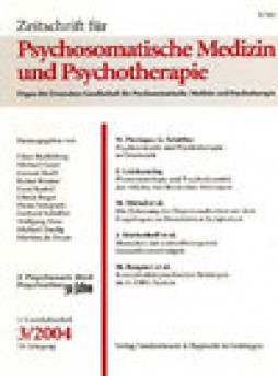 Zeitschrift Fur Psychosomatische Medizin Und Psychotherapie雜志