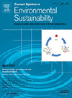 Current Opinion In Environmental Sustainability雜志