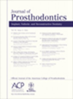 Journal Of Prosthodontics-implant Esthetic And Reconstructive Dentistry雜志