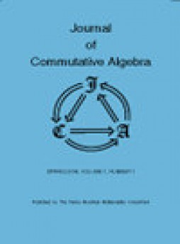 Journal Of Commutative Algebra雜志