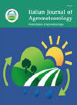 Italian Journal Of Agrometeorology-rivista Italiana Di Agrometeorologia雜志