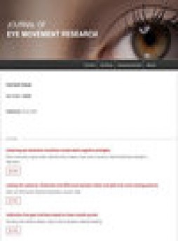 Journal Of Eye Movement Research雜志