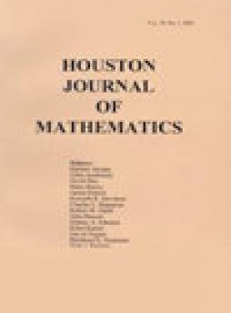 Houston Journal Of Mathematics雜志