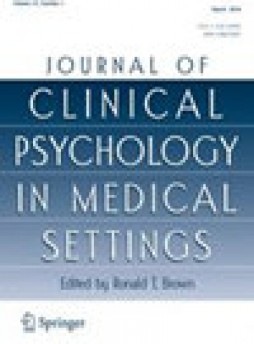 Journal Of Clinical Psychology In Medical Settings雜志