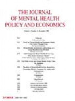 Journal Of Mental Health Policy And Economics雜志