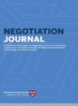 Negotiation Journal雜志