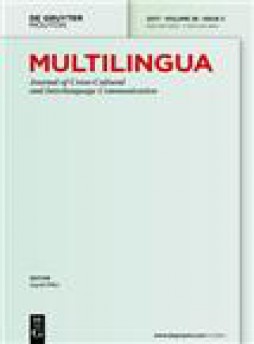 Multilingua-journal Of Cross-cultural And Interlanguage Communication雜志
