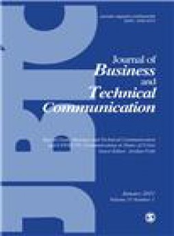 Journal Of Business And Technical Communication雜志