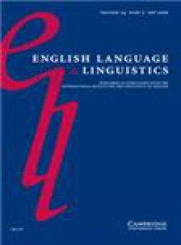 English Language & Linguistics雜志