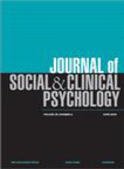 Journal Of Social And Clinical Psychology雜志