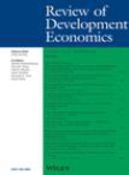 Review Of Development Economics雜志