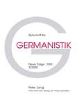Zeitschrift Fur Germanistik雜志