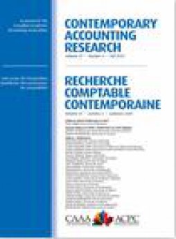Contemporary Accounting Research雜志