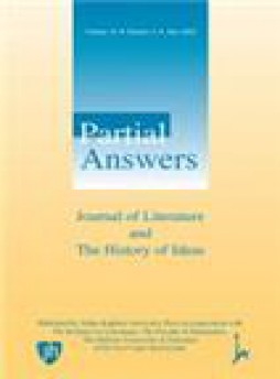 Partial Answers-journal Of Literature And The History Of Ideas雜志
